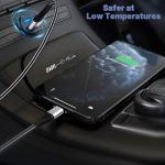 LJkoke USB Car Charger Adapter Fast Charging PD45W+QC3.0 Dual Port Cigarette Lighter Charger for iPhone 16/15/14/13/12/11/Pro Max, iPad, Samsung Galaxy S25 S24/S23/S22/S21, Pixel, Android - Purple