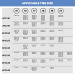 SNOCATENA Snow Chains for Cars, SUVs & Pickup Trucks – Quick Fit, Easy Installation, Reusable Universal Tire Chains for Winter Emergency Traction (Set of 2)