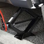 DNA Motoring Scissor Jack for Car, 1.5 Ton (3,306 lbs) Scissor Lift Jack with Labor-Saving Ratchet Wrench for Most Cars, 4'' - 15.2'' Lifting Range, TOOLS-00282