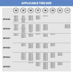 SNOCATENA Snow Chains for Cars, SUVs & Pickup Trucks – Quick Fit, Easy Installation, Reusable Universal Tire Chains for Winter Emergency Traction (Set of 2)