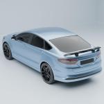 Rear Trunk Spoiler Wing Compatible with Ford Mondeo Fusion Taurus Sedan Accessories JDM GT PSM Duckbill Aleron Spoiler Painted Gloss Black