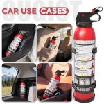 Dry Stop Fire Extinguisher for Home & Vehicle - 600g Dry Chemical Powder Fire Extinguisher | Grease & Electrical Fire Extinguisher for Kitchen, Car, Portable (2-Pack)