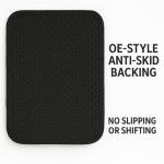 Black Universal Carpet Auto Floor Mats 4 Piece