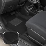 Black Universal Carpet Auto Floor Mats 4 Piece