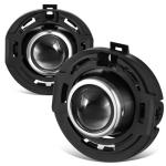 Auto Dynasty Projector Fog lights Compatible with 2011-2022 Chrysler 200 300 Pacifica Town & Country Dodge Avenger Challenger Jeep Grand Cherokee, Driver Passenger Side, Chrome Housing