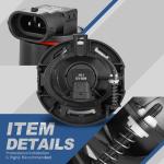 Auto Dynasty Projector Fog lights Compatible with 2011-2022 Chrysler 200 300 Pacifica Town & Country Dodge Avenger Challenger Jeep Grand Cherokee, Driver Passenger Side, Chrome Housing