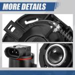 Auto Dynasty Projector Fog lights Compatible with 2011-2022 Chrysler 200 300 Pacifica Town & Country Dodge Avenger Challenger Jeep Grand Cherokee, Driver Passenger Side, Chrome Housing