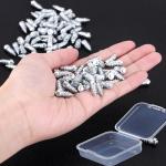 MaiMMaledy 100PCS Universal Tire Carbide Screw Spikes Skid Nails 12x4mm Anti-Slip for ATV/Car/Motorcycle/Bicycle Tires - Winter Emergency Aid - Enhance Grip on Snow Ice