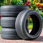 Set of 4 (FOUR) Accelera Phi All-Season Passenger Car High Performance Radial Tires-245/45R17 245/45ZR17 245/45/17 245/45-17 99W Load Range XL 4-Ply BSW Black Side Wall UTQG 400AA