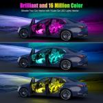 RGB LED Car Interior Lights with APP Control