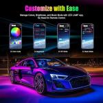 RGB LED Car Interior Lights with APP Control