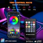 Jushope RGB LED Strip Lights for Cars