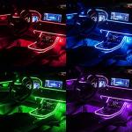 Jushope RGB LED Strip Lights for Cars