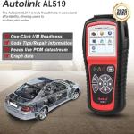 Autel AL519 OBD2 Scanner, 2025 Newer Professional Mechanic OBDII & CAN Car Diagnostic Code Reader Tool for Check Engine Light, One-Click Smog Check, DTCs Lookup, Upgraded Ver. of AL319/ MS309