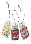 Yankee Candle Car Air Fresheners Hanging Car Jar Ultimate 3-Pack Neutralizes Odors Up To 30 Days Includes: 1 Vanilla Cupcake Black Cherry and 1 Home Sweet Home