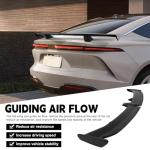 MTBNO Black 54 Inch PRO Style Rear Spoiler, Universal Car Rear Trunk Spoiler Wing Spoiler Compatible with Mazda Miata RX-7 Chevy Corvette Camaro Nissan Lexus Toyota Honda Civic Ford Mustang Scion