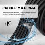 Bumper Guards for Cars,5-Pack Anti-Collision Car Bumper Protector with 6-Hole Shock Absorption,Self Adhesive Rubber Front & Rear Bumpers Protector for Most SUVs Trucks