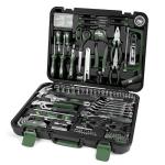 Prostormer 259-Piece Tool Kit, General Household Hand Tool Set with Plastic Storage Toolbox, Portable Complete Repair Tool Box for Home and Car (Green)
