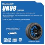 Set of 4 (Four) Travelstar UN99 All Season 205/65R15 94H All Season Radial Passenger Car Tire 205/65/15 - Includes Three-Year Road Hazard Warranty (Tire Only)