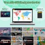 GPS Navigator for Car Truck RV, 9 inch Touch Screen Latest 2026 Map, Real Voice Spoken Turn-by-Turn Direction Reminding Navigation System for Cars, Vehicle GPS with Speed and Red Light Warning, FM