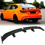 MTBNO Black 54 Inch PRO Style Rear Spoiler, Universal Car Rear Trunk Spoiler Wing Spoiler Compatible with Mazda Miata RX-7 Chevy Corvette Camaro Nissan Lexus Toyota Honda Civic Ford Mustang Scion