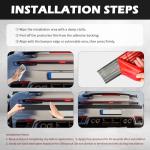 Bumper Guards for Cars,5-Pack Anti-Collision Car Bumper Protector with 6-Hole Shock Absorption,Self Adhesive Rubber Front & Rear Bumpers Protector for Most SUVs Trucks