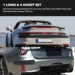 Bumper Guards for Cars,5-Pack Anti-Collision Car Bumper Protector with 6-Hole Shock Absorption,Self Adhesive Rubber Front & Rear Bumpers Protector for Most SUVs Trucks