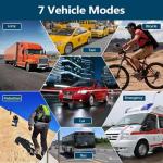 GPS Navigator for Car Truck RV, 9 inch Touch Screen Latest 2026 Map, Real Voice Spoken Turn-by-Turn Direction Reminding Navigation System for Cars, Vehicle GPS with Speed and Red Light Warning, FM