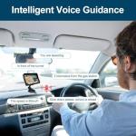 GPS Navigator for Car Truck RV, 9 inch Touch Screen Latest 2026 Map, Real Voice Spoken Turn-by-Turn Direction Reminding Navigation System for Cars, Vehicle GPS with Speed and Red Light Warning, FM