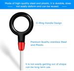 Terminal Pin Removal Tool Kit 82 Pcs Depinning Electrical Connector Pin Extractor Tool Set Wire Terminal Release for Automotive Car Household Devices - Black