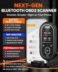 ANCEL BD310 OBD2 Scanner Diagnostic Tool - 3 in 1 OBD2 Scanner Bluetooth - App Based OBDII Scan Tool for Android & iPhone - Check Engine Light Code Reader - Wired, Bluetooth, and Heads-up Display