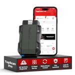 TOPDON TopScan Pro, OBD2 Scanner Bluetooth for iOS & Android, Diagnostic Scan Tool for All Cars, Car Code Reader with Reset Scanner, 13+ Reset Service, 2024 Upgraded Version of Topscan Lite
