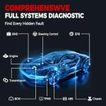 TOPDON TopScan Pro, OBD2 Scanner Bluetooth for iOS & Android, Diagnostic Scan Tool for All Cars, Car Code Reader with Reset Scanner, 13+ Reset Service, 2024 Upgraded Version of Topscan Lite