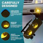 Shocklight LED Fog Lights Compatible with 2002 2003 2004 2005 2006 Cadillac Escalade/EXT, Escalade ESV, Front Bumper Driving Fog Lamps- Yellow lens