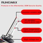 RUNEWAX D3S Xenon Bulbs for Jaguar XE XF XJ XK XFR S XJR XKR S F Pace Type Projector HID Headlights, 8000K Blue White 35W OEM Replacement C2D5254 150% Brighter, 2-Pack