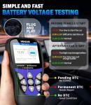 OBD2 Scanner Diagnostic Tool, VEHLIVE V850 Car Code Reader for Check Engine Light with Reset, I/M Readiness, Battery Tester, Live Data, CAN Diagnostic Scan Tool for All OBDII Vehicles After 1996