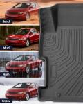 CreekT® All Weather Floor Mats for Honda Civic 2006-2011 (Not Fit Coupe), 8th Gen Custom Fit Set 5-Seat for Civic Sedan LX EX SI, Heavy Duty Rubber Mats Car Accessories 2006 2007 2008 2009 2010 2011