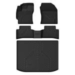 LASFIT Floor Mats & Cargo Mat for Toyota Corolla Hatchback 2019-2026, TPE All Weather Protection Rubber Car Liners Custom Fit for Corolla Hatchback Accessories 1st & 2nd Row & Trunk Mats, Black