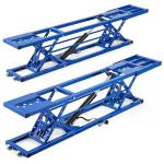 Orion Motor Tech Portable Car Lift with 7000lb Capacity, Adjustable Car Jack with 26.8 in Max Height for Sedan Pickup Truck SUV, Heavy-Duty 4 Post Portable Lift for Car with Auto Lock Extension Plates