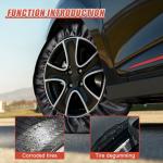 YoRise 4PCS Car Tire Covers, Sun Rain Snow Wheel Protector with Handle Fits 19-23 Inch Tire Diameter, Universal Dust-Proof Car Spare Tires Storage Tote for Truck/SUV/RV/Trailer/Camper(L)