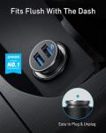 Anker 320 Dual USB Car Charger with LED