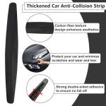 2 PCS Bumper Guard Strip, Car Bumper Guard, Front Bumper Decorative Strip, Car Bumper Anti-Scratch Strips for Cars SUV Pickup Truck (Black)