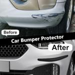 2 PCS Bumper Guard Strip, Car Bumper Guard, Front Bumper Decorative Strip, Car Bumper Anti-Scratch Strips for Cars SUV Pickup Truck (Black)