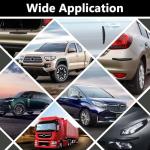 2 PCS Bumper Guard Strip, Car Bumper Guard, Front Bumper Decorative Strip, Car Bumper Anti-Scratch Strips for Cars SUV Pickup Truck (Black)