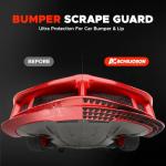 Universal Front Bumper Scrape Guard Skid Plate Protection for Lowered Cars/SUV, Car Bumper Guard Anti-Scratch Kit Scrape Protector Plate Skid Plate 8 Pack