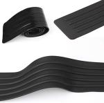 Matericuo Car Rear Bumper Guard Protector, 35inch Anti-Collision Patch Anti-Scrape Black Rubber Universal Trunk Door Entry Guards for Most SUV/Cars