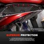 Universal Front Bumper Scrape Guard Skid Plate Protection for Lowered Cars/SUV, Car Bumper Guard Anti-Scratch Kit Scrape Protector Plate Skid Plate 8 Pack