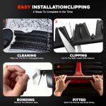 Universal Front Bumper Scrape Guard Skid Plate Protection for Lowered Cars/SUV, Car Bumper Guard Anti-Scratch Kit Scrape Protector Plate Skid Plate 8 Pack