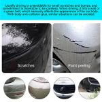 8 Packs Anti-Collision Patch Car Bumper Guard Strip Anti-Scratch Bumper Protector Trim Universal Rear Bumper Protector Car Door Edge Guards Car Side Door Edge Guards Protector (White)