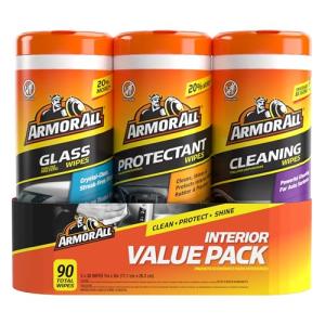 Armor All Interior and Exterior Cleaning Wipes - 90 Count